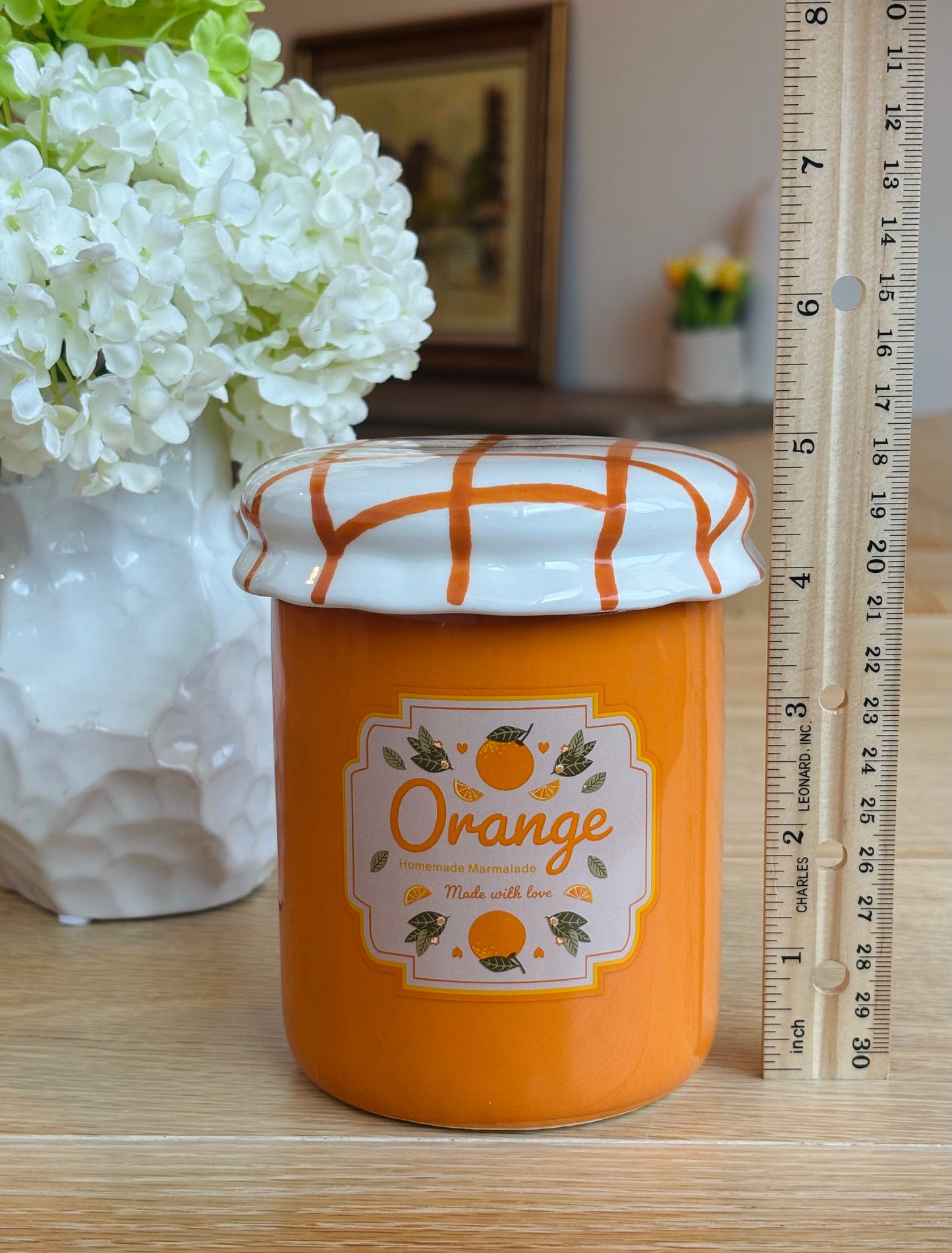 Orange Marmalade Jar Wax Warmer