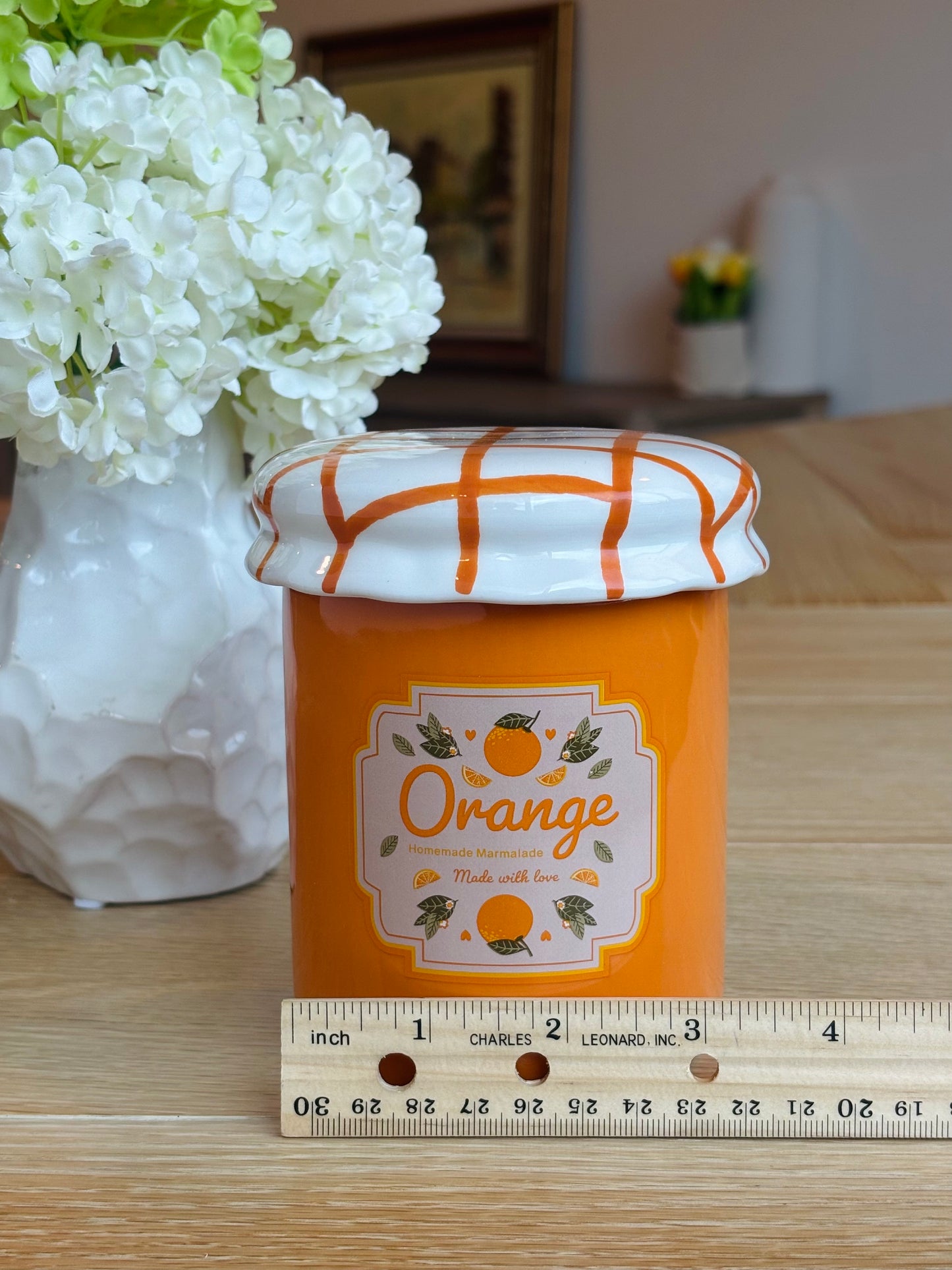 Orange Marmalade Jar Wax Warmer