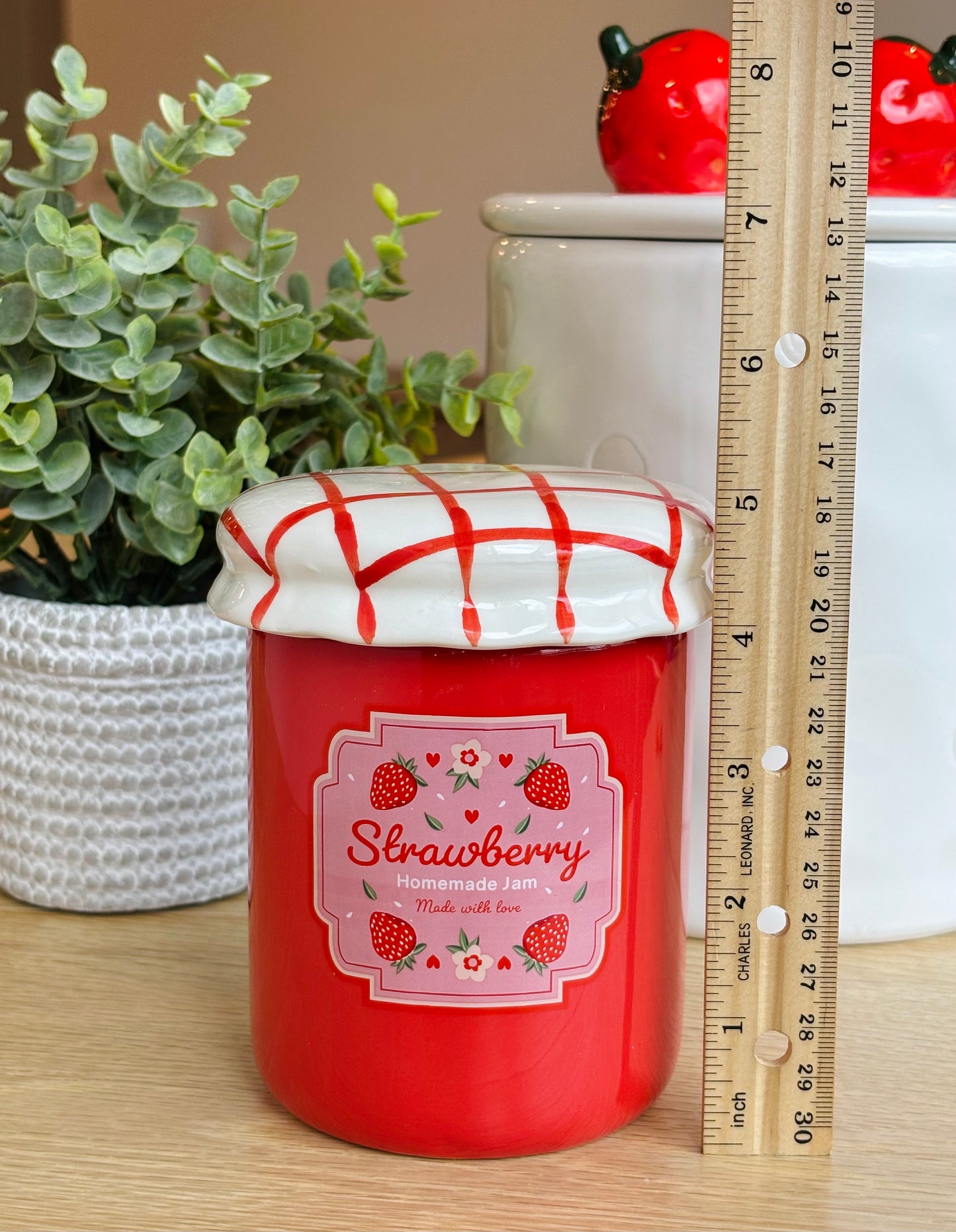 Strawberry Jam Jar Wax Warmer