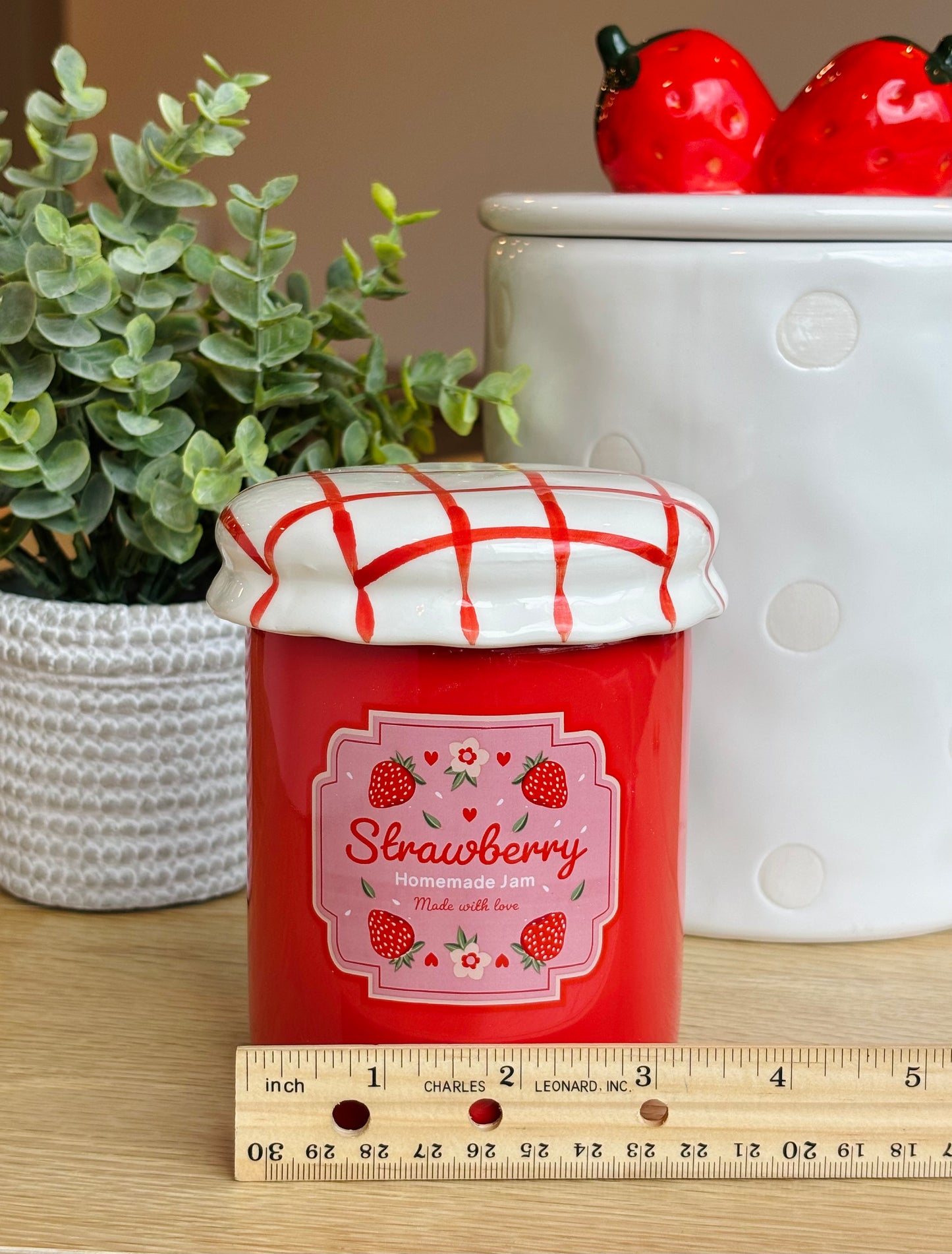 Strawberry Jam Jar Wax Warmer