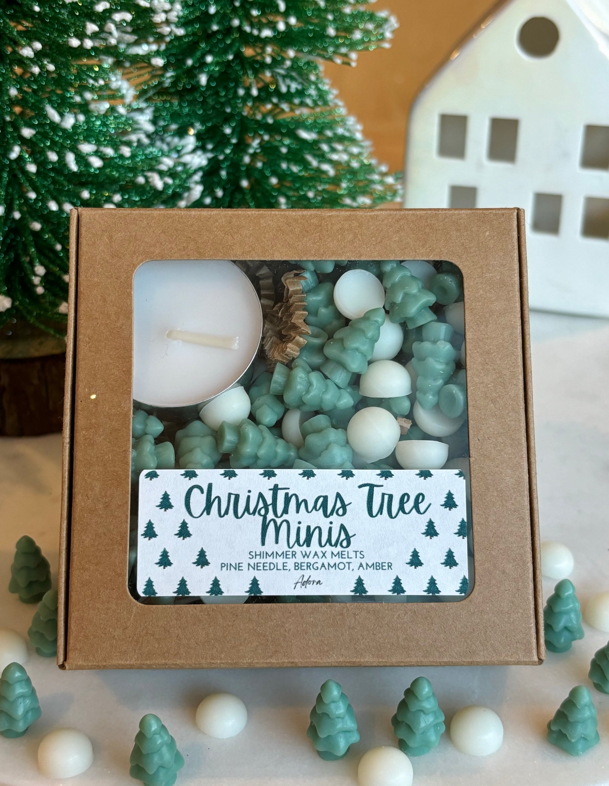 christmas tree money wax melt Christmas Tree Minis Wax Melts – Adora Living Essentials