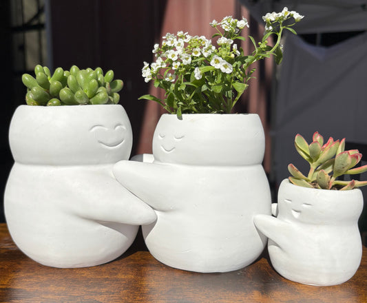Hugging Family Planters