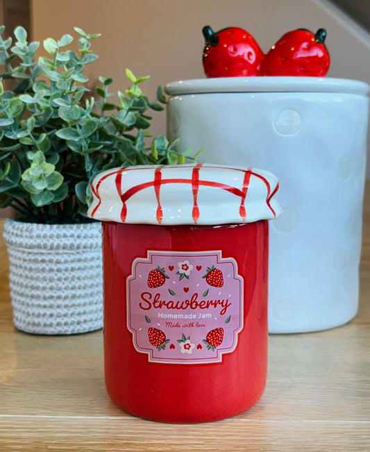 Strawberry Jam Jar Wax Warmer