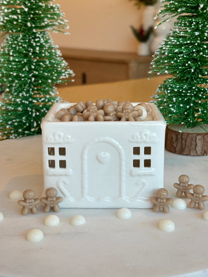 White Gingerbread House Wax Warmer