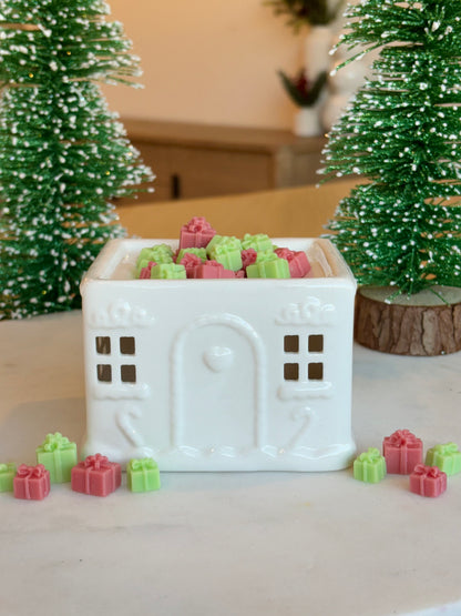 White Gingerbread House Wax Warmer