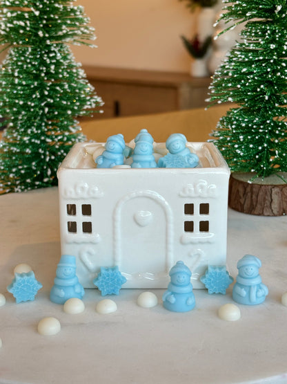 White Gingerbread House Wax Warmer